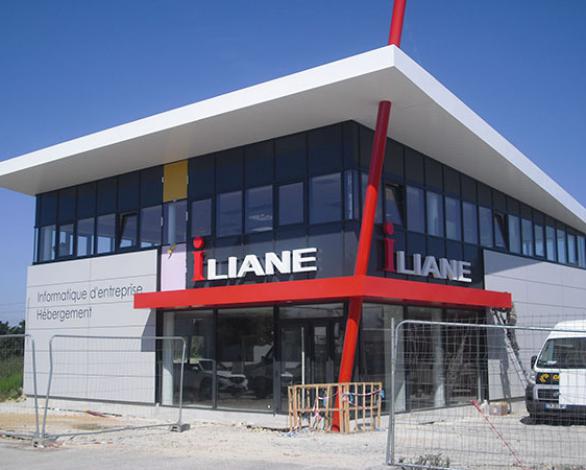 Iliane enseigne bloc led